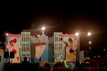 Drag Arush, reinona de las fiestas de Ayatima de Marzagán (Foto Francisco J. Santana)